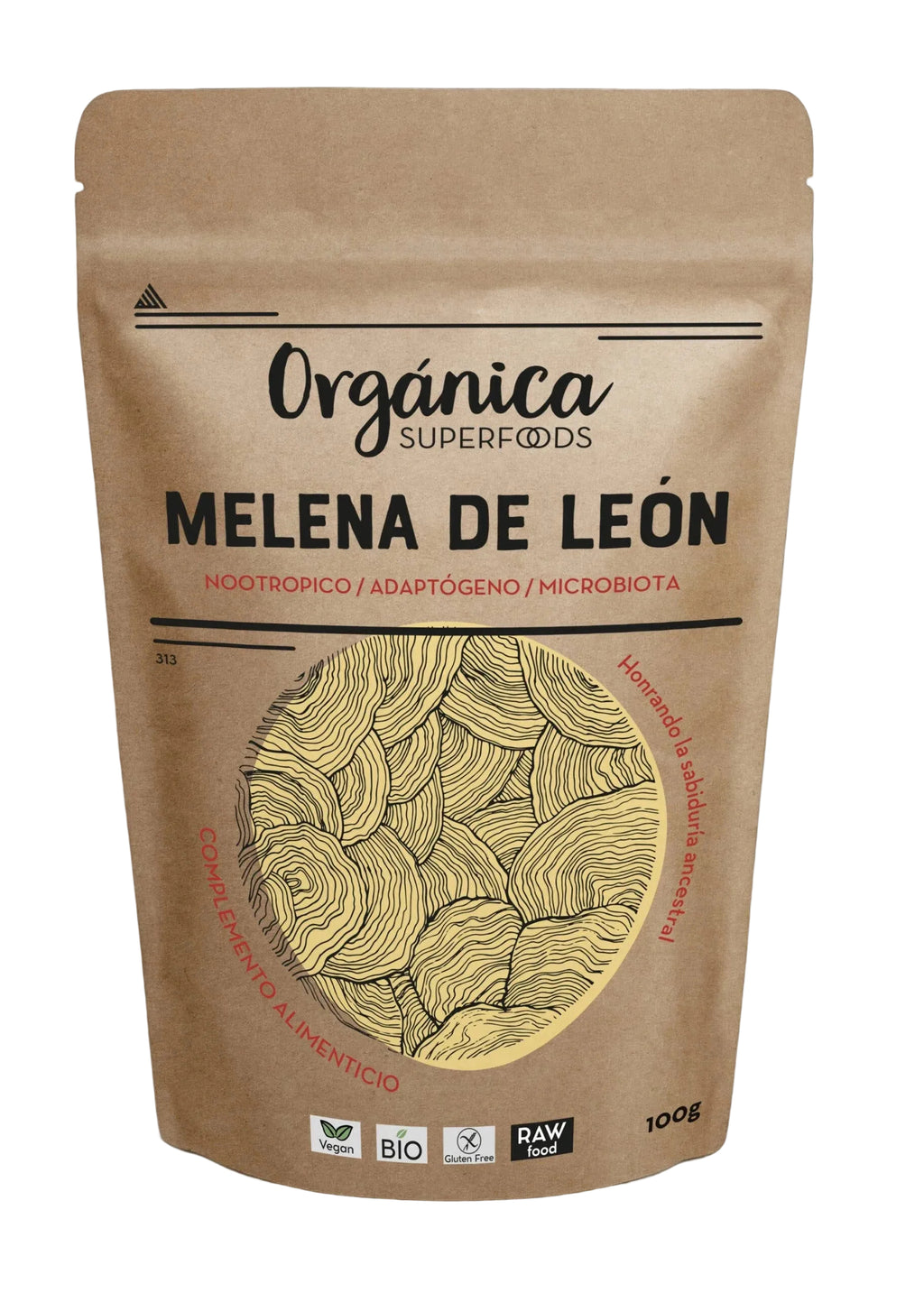 Lion's Mane 100 g Luomu