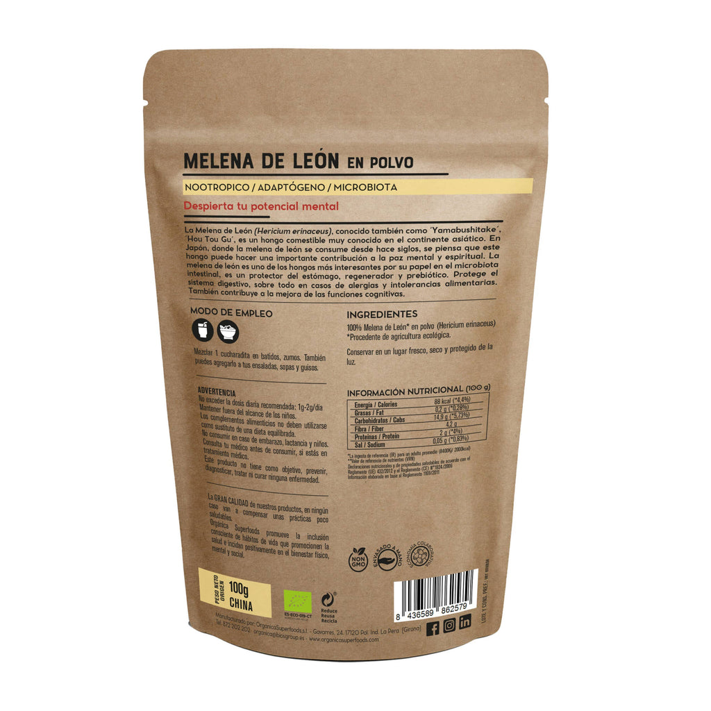 Lion's Mane 100 g Luomu