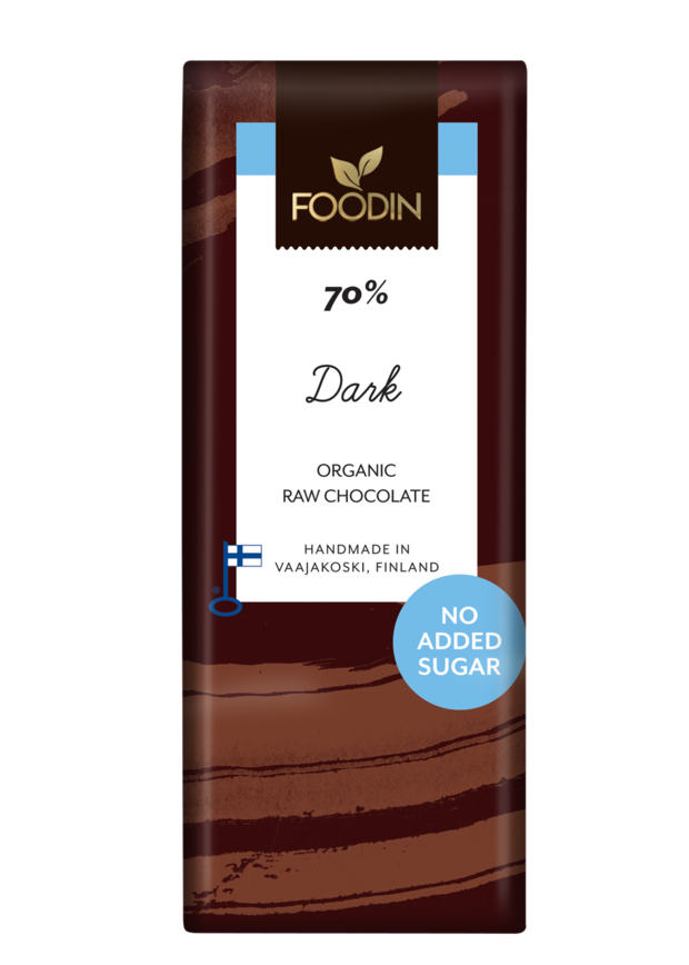 Raakasuklaa 70 % 40 g Luomu